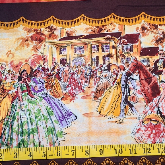 Super Rare Quilting Treasures "Gone With The Wind" 2010 Sewing Cotton Panels - Picture 12 of 16